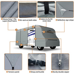 DikaSun Class C cover reflective panels boost night visibility.