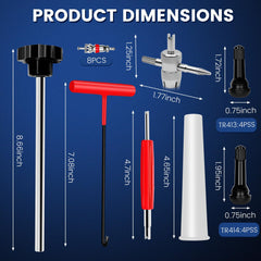 DikTalk 4-way valve core removal tool for core work