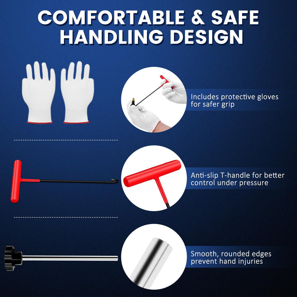DikTalk compact portable tire tools kit for on-the-go repairs