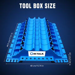 DikTalk stackable design saves space and scales storage as repair needs grow
