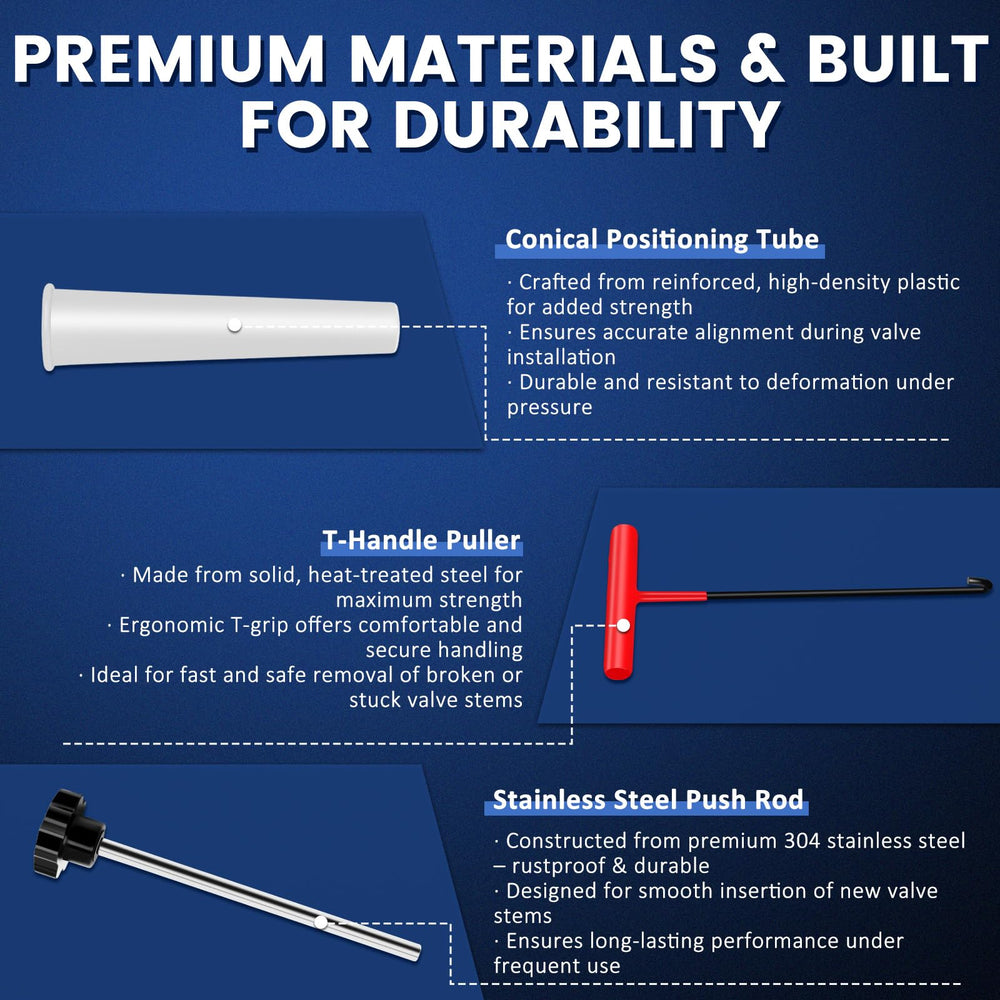 DikTalk T-handle puller eases valve stem removal during repair