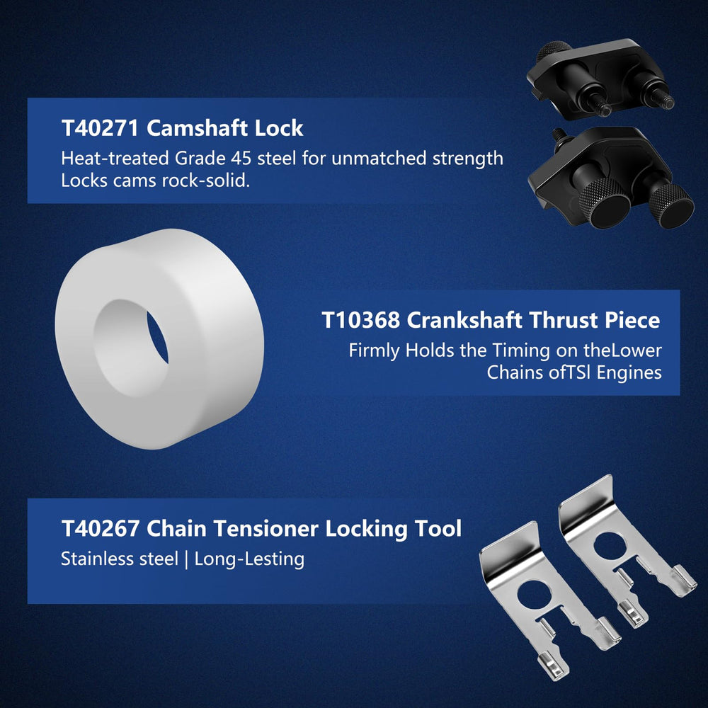 DikTalk timing tool set black oxide coating resists corrosion during use