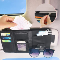 DIMEANI Camry sun visor storage bag keeps small items organized