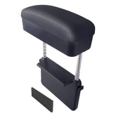 Dimeani car armrest storage box front view helps prevent items from slipping.