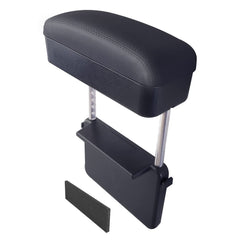 Dimeani car armrest storage box front view helps prevent items from slipping.