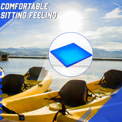 Dimsile gel pad features a non-slip surface to stay in place during travel.