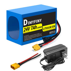 Dimyfiny 24V 7Ah battery pack designed for compact DIY power needs
