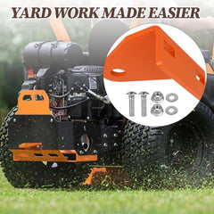 Dinlon ready-to-tow setup for yard work and landscaping