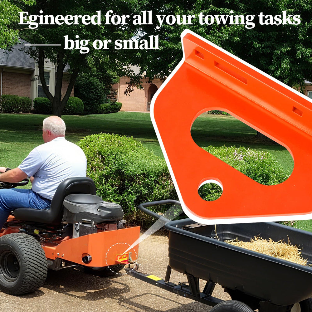 Dinlon Zero Turn Hitch ready for easy installation and towing use