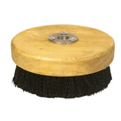 Discount Car Care HI-TECH 5-inch Wood Block Brush for carpet deep cleaning on upholstery