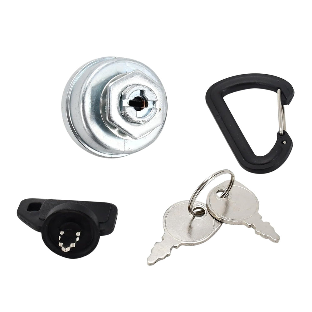 Disenparts ignition switch with keys for Bobcat 128010, easy retrofit.