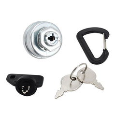 Disenparts ignition switch with keys for Bobcat 128010, easy retrofit.