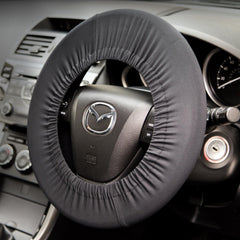 Disklok DE 86515 black steering wheel cover protects your wheel from scratches