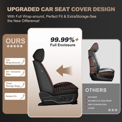 DISUTOGO easy-installation seat cover with included setup guide.