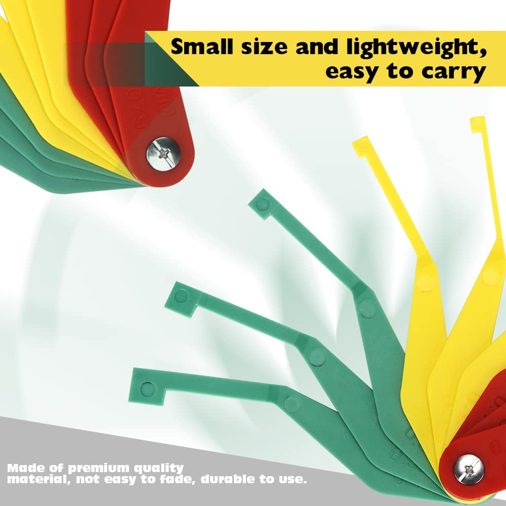 DITKOK ABS material brake pad gauge highlighting lightweight durability.