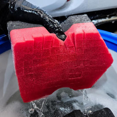 DIY Detail Legacy Sponge soft-foam panel emphasizes gentle washing on glossy finishes.