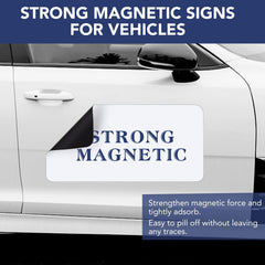 DIYMAG customizable car magnets use inkjet printing for personalized logos.