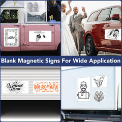 DIYMAG reusable magnetic signs remove cleanly without harming vehicle paint.