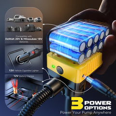 DIYtoolifz adapters set fits most cans and drums for versatile pumping.