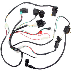DKIIGAME electric start wiring harness for quick ATV ignition setup