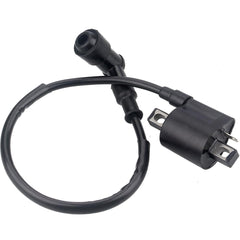 DKIIGAME ignition coil packaging shows compatibility with 50cc–250cc engines for versatile use