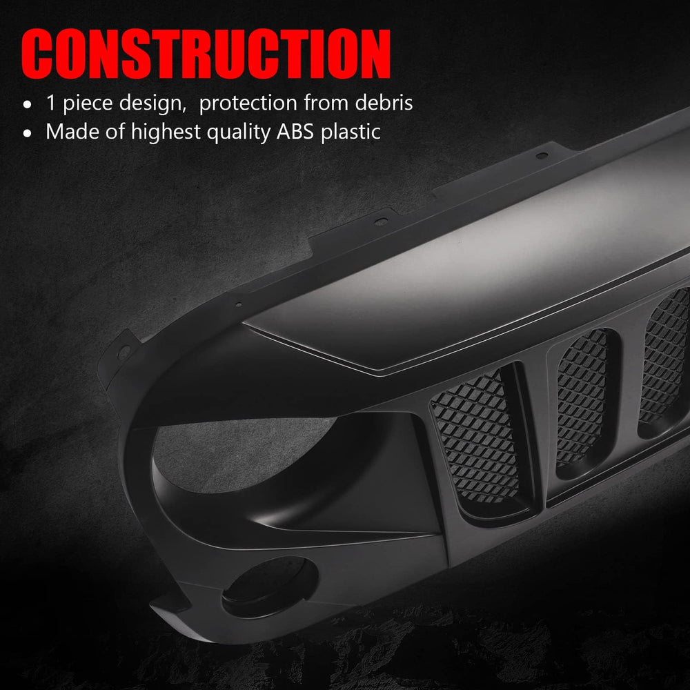 DKMGHT grill shows grid-detail pattern for on-road presence and off-road protection