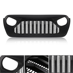 DKMGHT matte black finish on the front grill remains sleek under sun and dust.