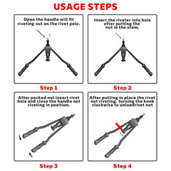 DKwoeshg all-in-one rivet-nut kit ready for mobile technicians
