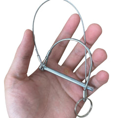 DLBEEM trailer pin length 70mm fits most couplers securely.
