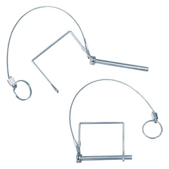 DLBEEM safety cord and release ring included with pins.