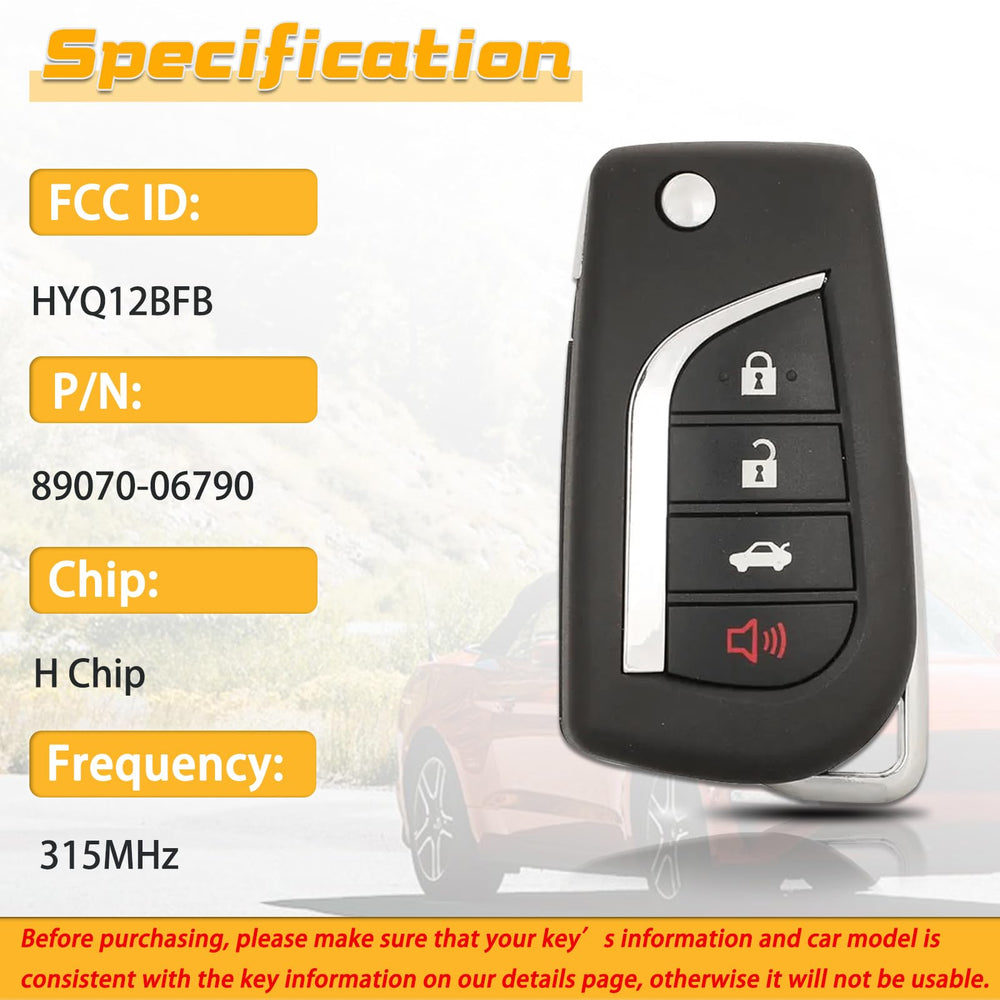 DLGHPO HYQ12BFB label confirms compatibility and FCC ID for accurate matching.
