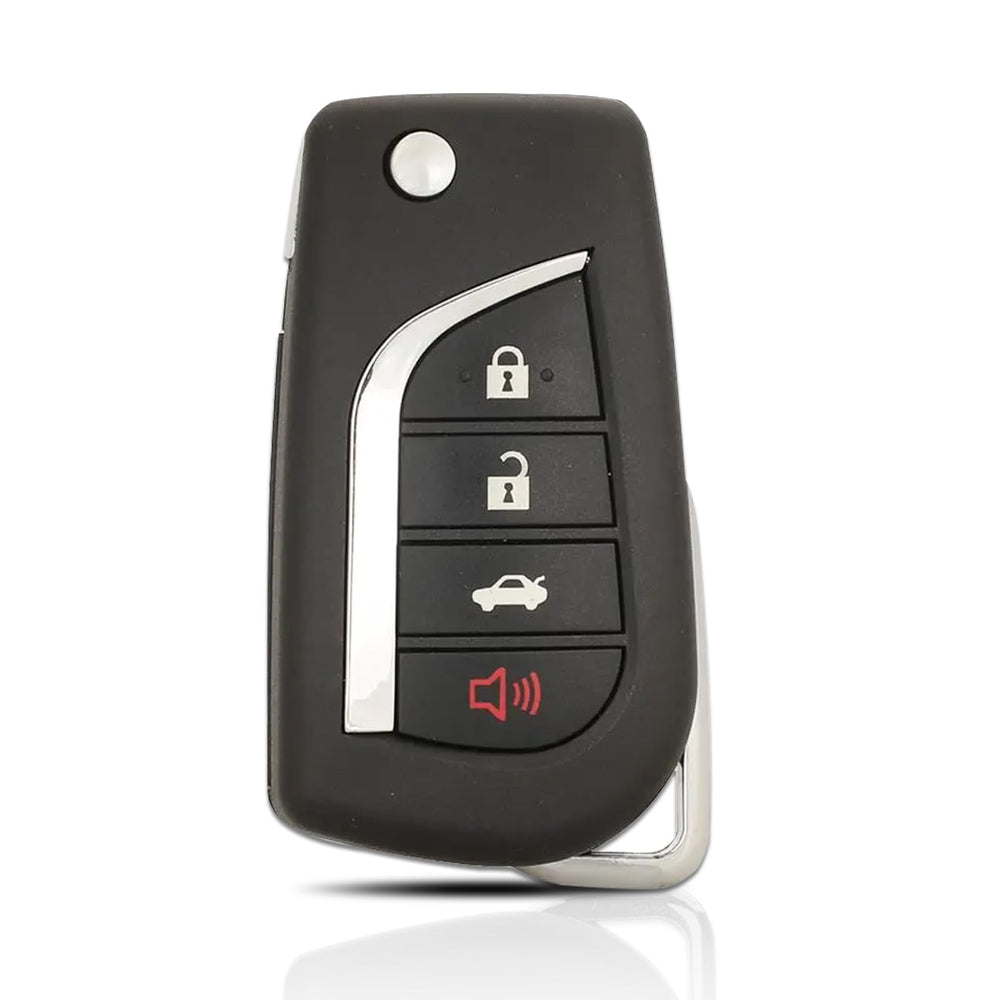 DLGHPO Toyota Camry key fob front view, compact and ergonomic for daily use.