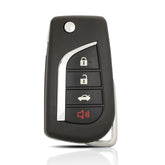 DLGHPO Toyota Camry key fob front view, compact and ergonomic for daily use.