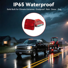 DLITROV rechargeable LED trailer light ready for long trips.