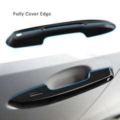 DLOVEG Crown door-handle-cover glossy black adds style and protection