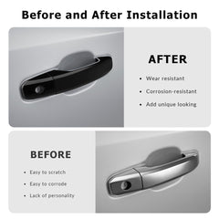 DLOVEG back side with double sided tape enables tool-free installation.