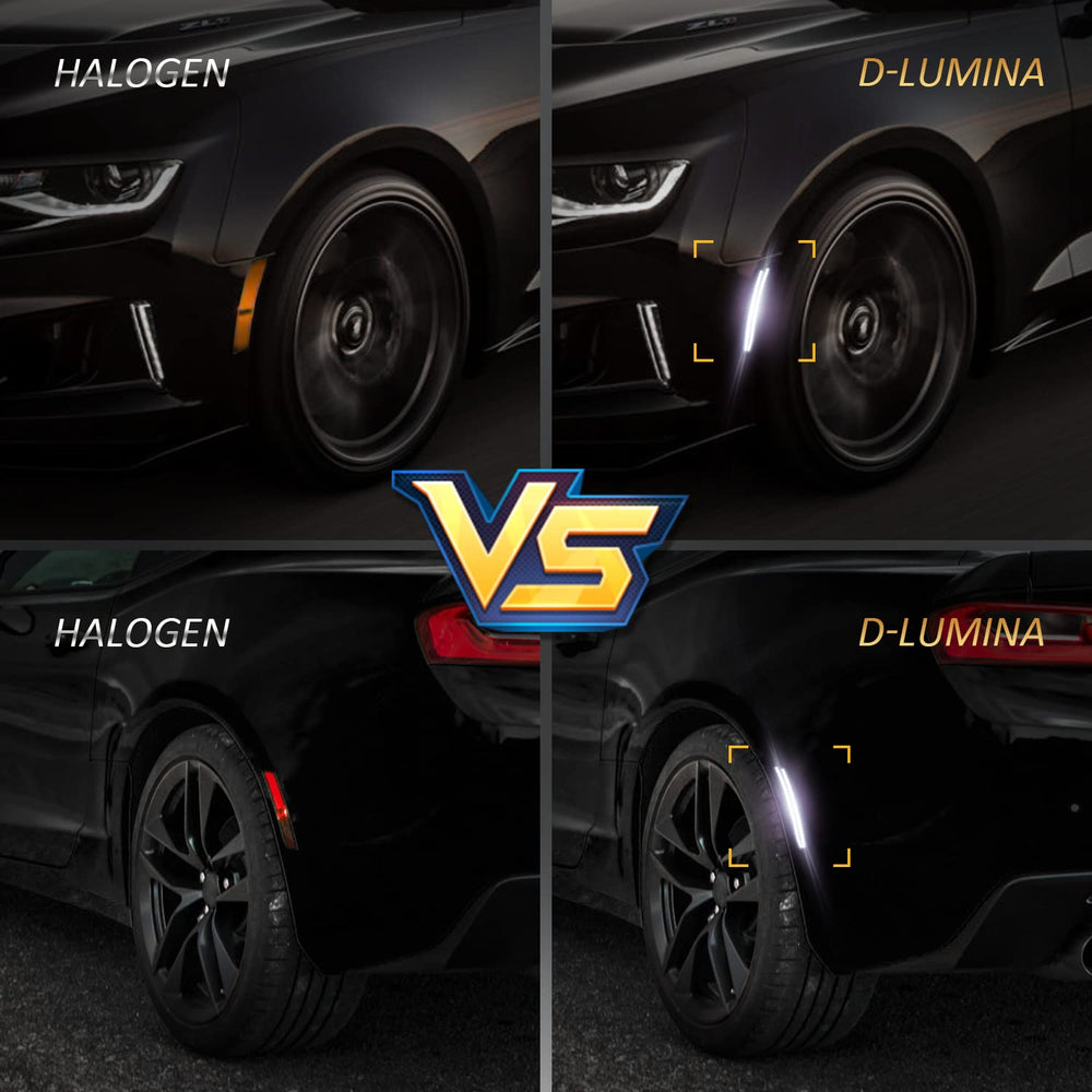 D-Lumina LED chip closeup on smoked marker highlights high brightness