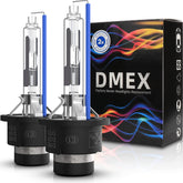 DMEX D2R 8000K bulbs pack front view for quick identification and purchase