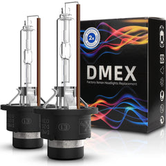 DMEX D2S HID 4300K close-up shows quartz glass and brightness