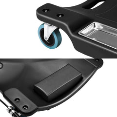 DNA Motoring 6x swivel casters enable smooth, precise maneuvering around the workspace.