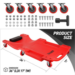 DNA Motoring creeper wheel set enables smooth, non-marring movement