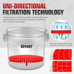 DNA Motoring five casters provide portable mobility for detailing sessions.