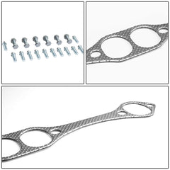 DNA Motoring GKTSET-SBC-SB assembly components ready for aftermarket header installation.