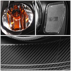 DNA Motoring HL-OH-F1504-BK-CL1 low beam close-up for focused illumination
