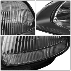 DNA MOTORING close-up of ABS housing and polycarbonate lens for durability.
