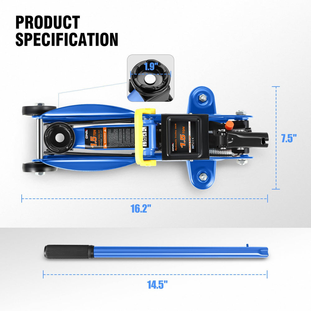 DNA Motoring lift range from 5.3 to 12 inches fits multiple vehicles