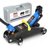 DNA Motoring low-profile jack side view for under-vehicle access