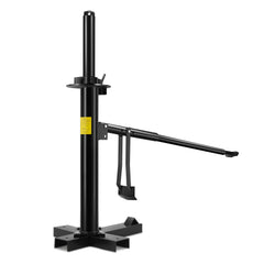 DNA Motoring Manual Tire Changer front view showing compact portable design for home garages