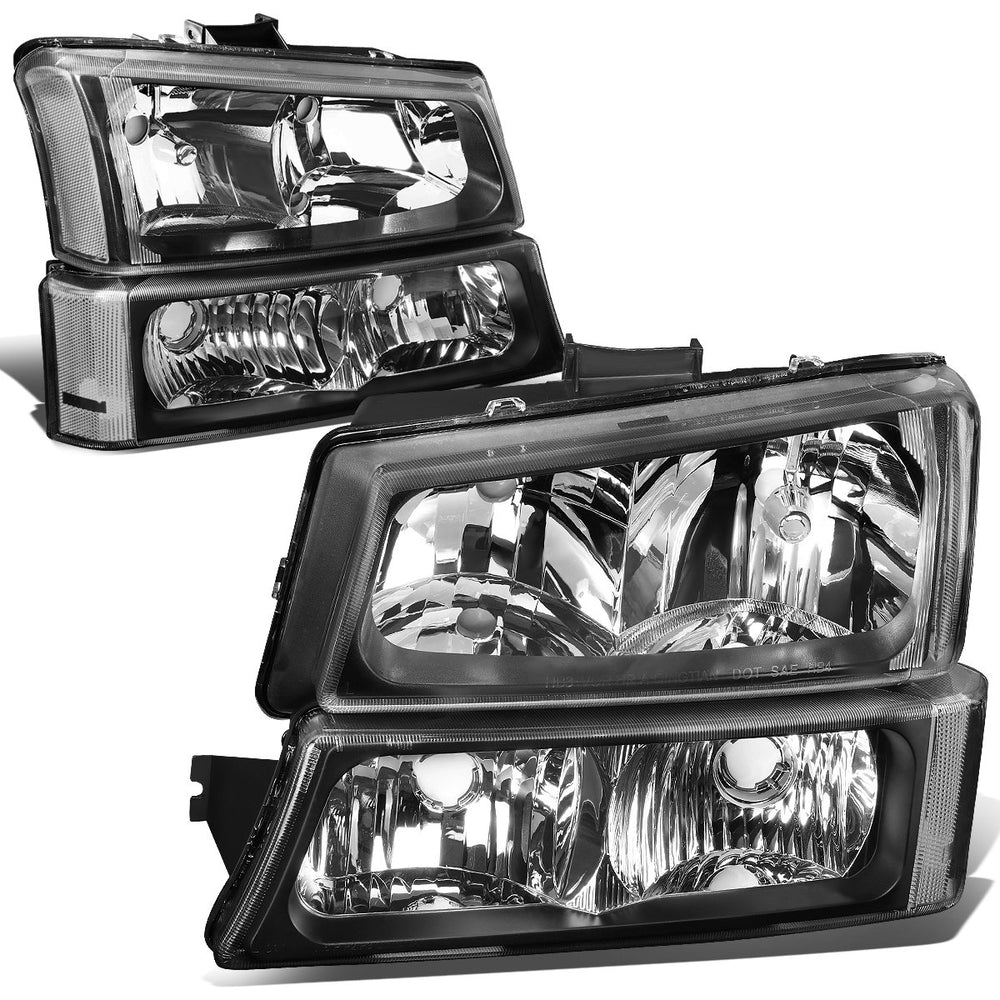 DNA MOTORING headlights for Chevy Silverado 04-06 front left, easy bolt-on upgrade.