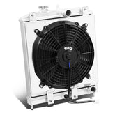 DNA Motoring RA+FS-HC92-42-2 radiator with integrated fan shroud for Civic/Del Sol/Integra.